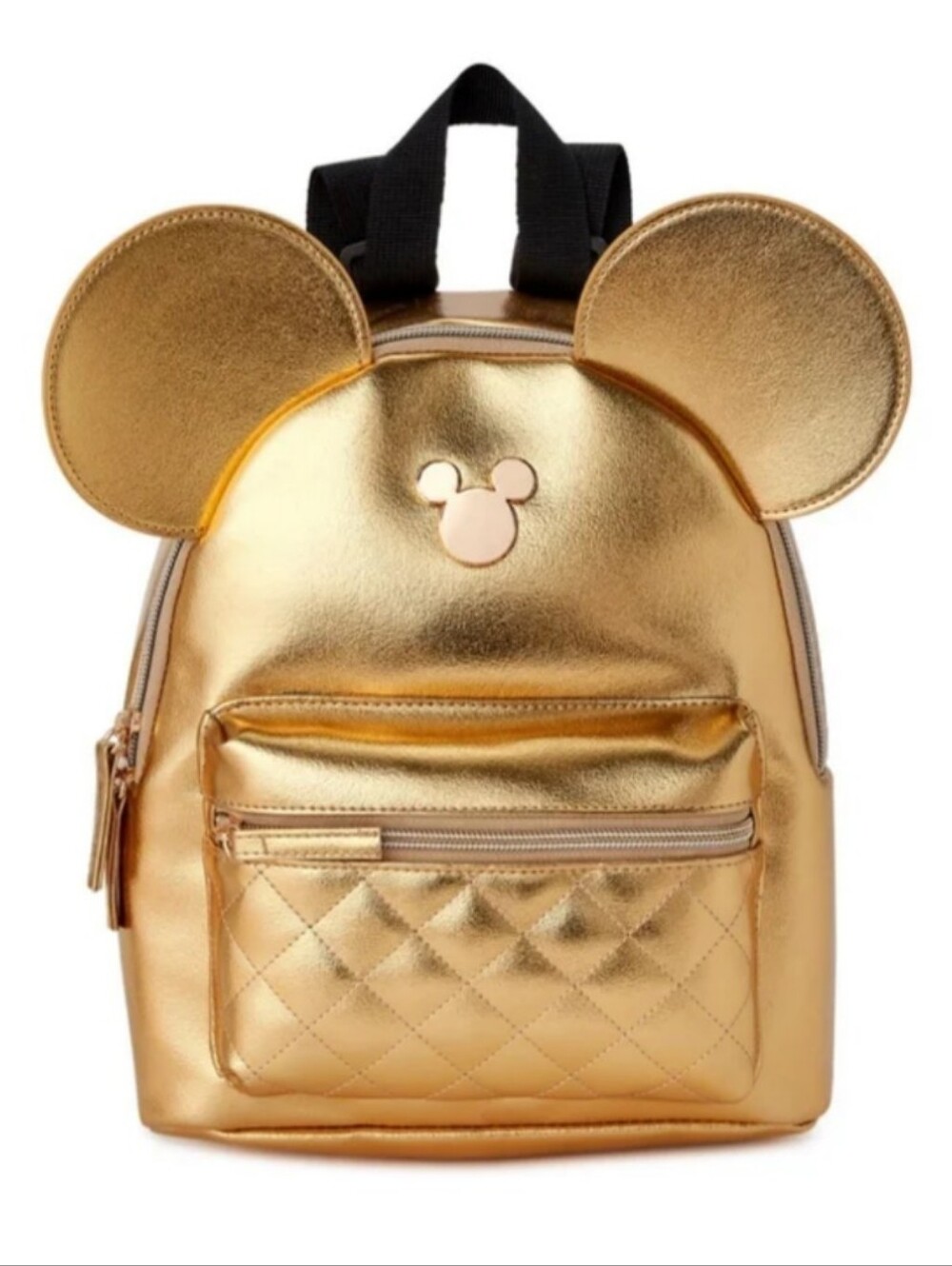 Minnie Mouse Gold Mini Backpack Purse NWT